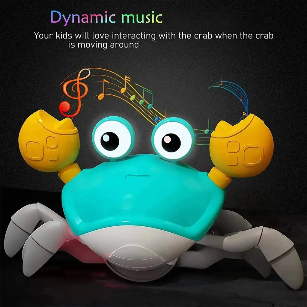 Auto-Sensing Obstacle-Crawling Crab Toy